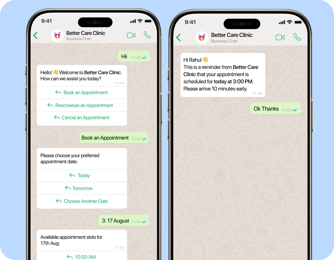 WhatsApp chat preview